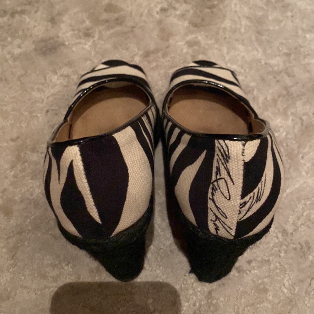 Michael Kors Zebra Print Wedges - image 4